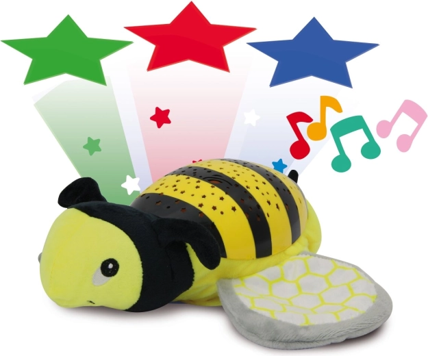 Nočna lučka s projektorjem in melodijami Jamara Dreamy Bee - 1 kos