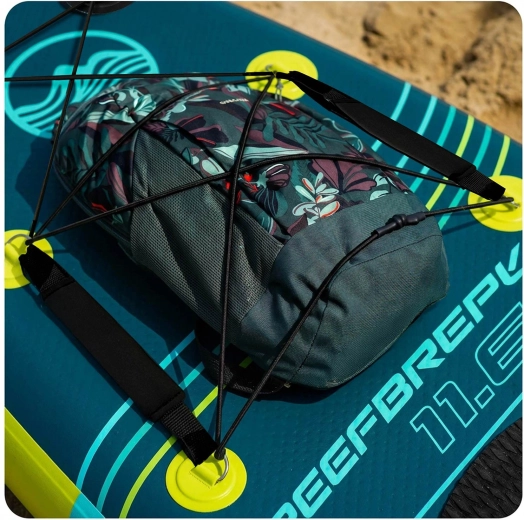 Udobje in zanesljiv korak zahvaljujoč EVA površini in bungee mreži