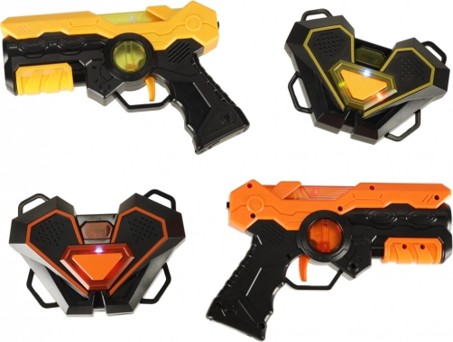 Laser tag komplet za 2 igralca – 2 pištoli in 2 interaktivni tarči