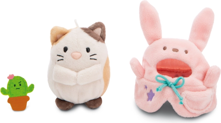 Prisrčen set 3v1: Angy, kaktus Moodi in zajčkov kostum