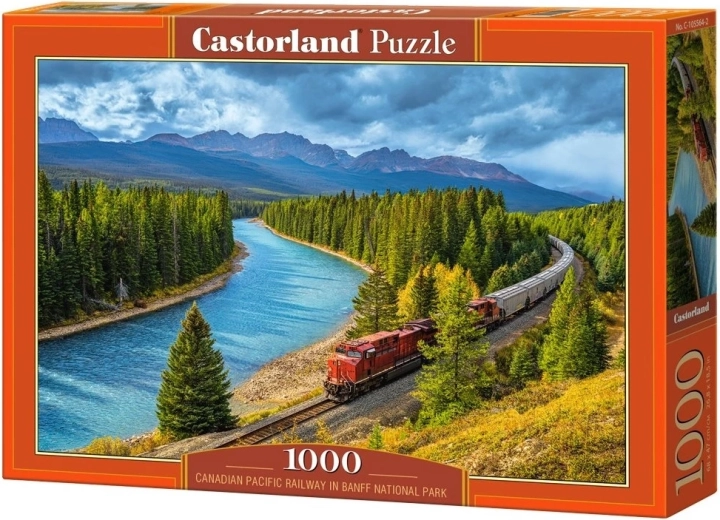 Castorland sestavljanka Kanadska pacifiška železnica v narodnem parku Banff 1000 koščkov