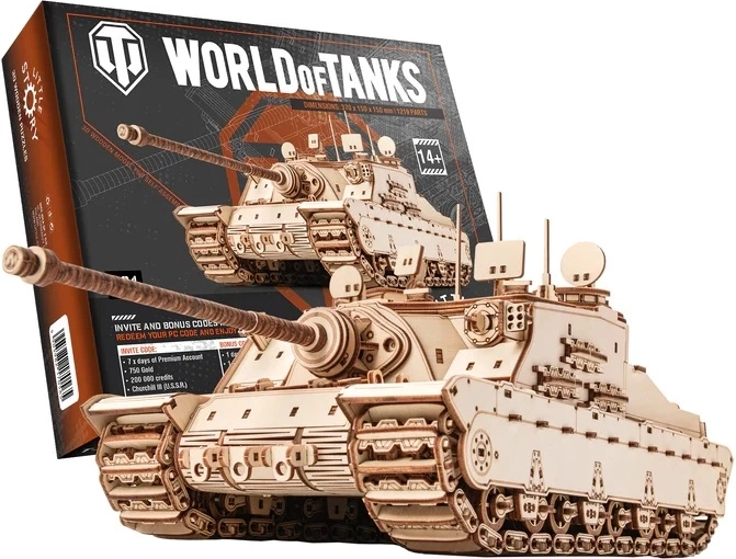Little Story lesena 3D sestavljanka World of Tanks Tortoise