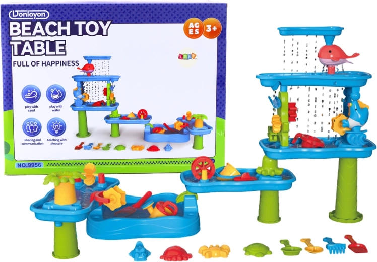 Velik interaktivni vodni park Table Sand Moulds Mills