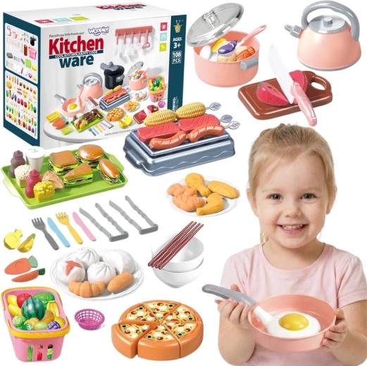 Woopie otroški kuhinjski set za kuhanje 108-delni