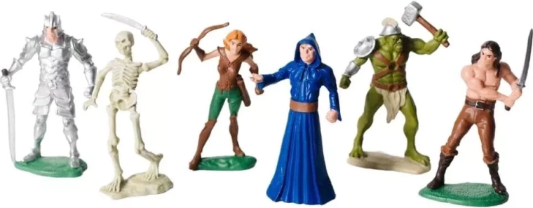 6 fantasy figures in one pack