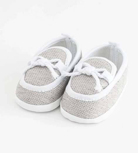 Otroški mokasini copatki New Baby sivi 0–3 mesece