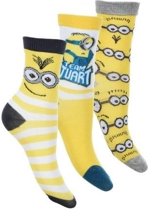 Minions Sock Set - 3 Pairs
