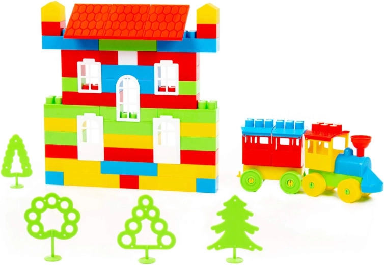 Gradnja hiš in vlakcev