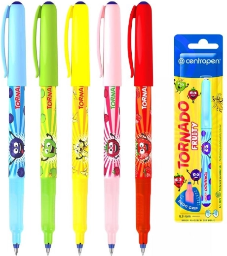 Kemični svinčnik Centropen Tornado Fruity s sadnim vonjem - 1 kos