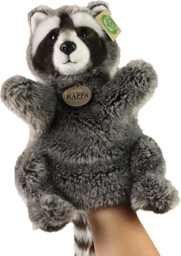 Plišasta ročna lutka rakun 28 cm eco friendly