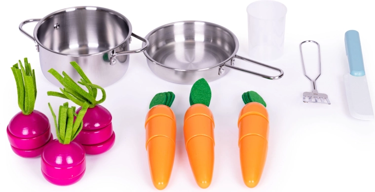 Zelenjava za rezanje in varen nož