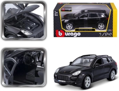 Model Porsche Cayenne Turbo črn 1/24