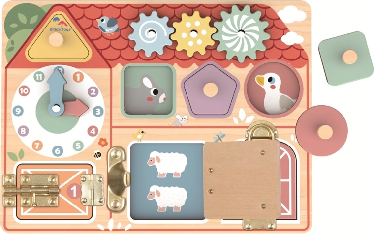2Kids Toys interaktivna motorična tabla – kmetija