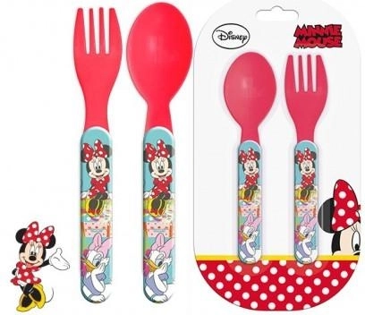 Plastični jedilni pribor Minnie - 1 kos