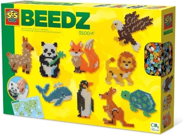 SES Creative Beedz svet živali – likalne perlice 3500 kos