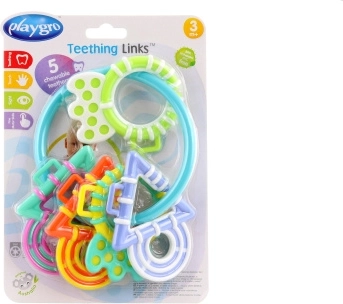 Playgro grizalo s pastelnimi oblikami