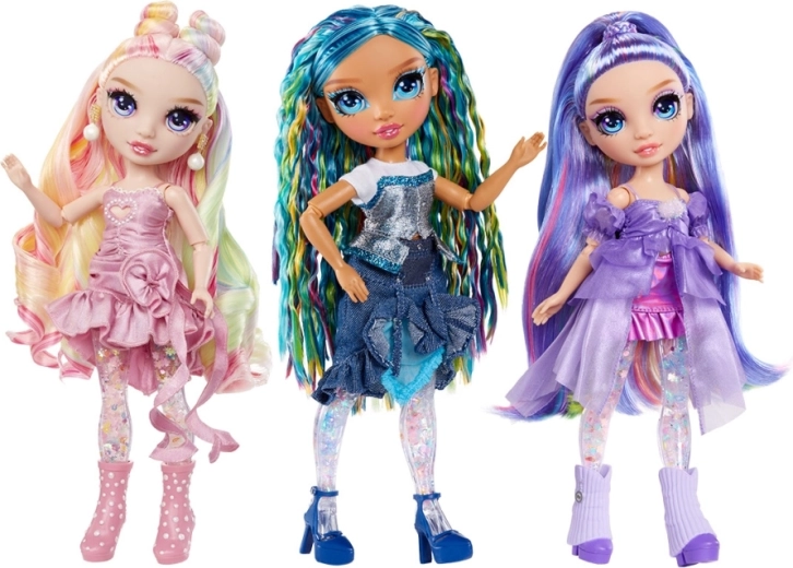 Rainbow High rainbow shimmers slime modna punčka – punčka z mavričnim slime učinkom