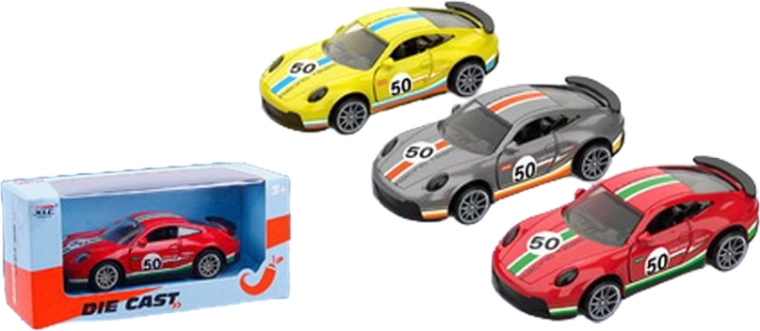 Metal Pull-Back Racing Car - 1 Piece