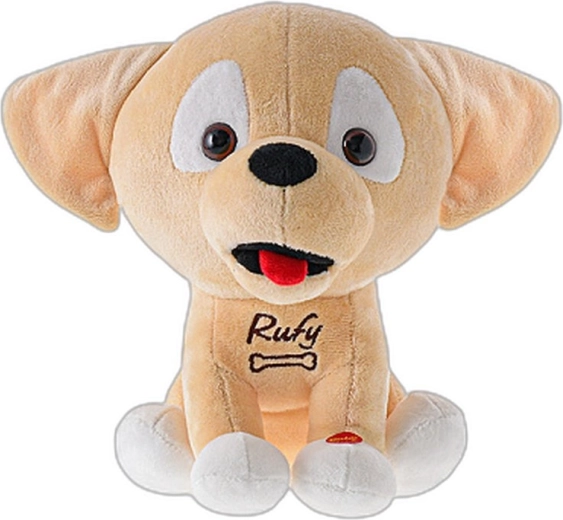 Plush dog Rufy speaks Czech 19 cm battery-operated - 1 piece
