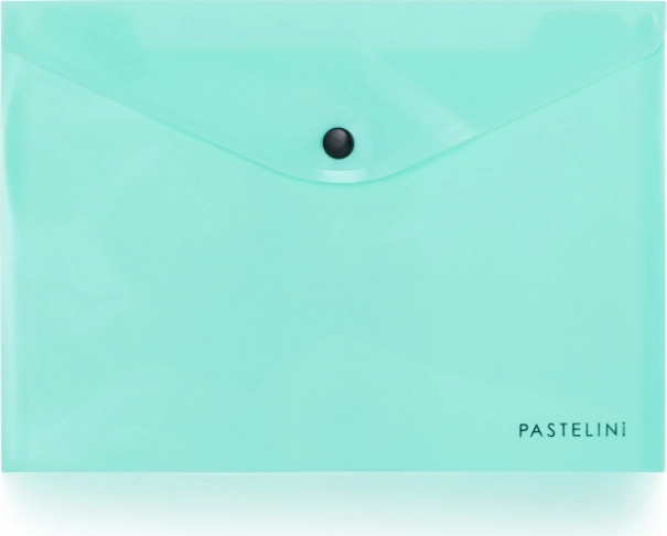 Ovitek z gumbkom A5 Pastelini zelen