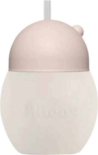 Élhée učni lonček s slamico Coconut 240 ml Sand Nude - 1 kos