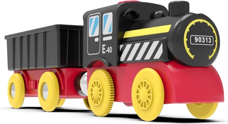 2Kids Toys battery-powered steam freight train with wagon - 1 piece