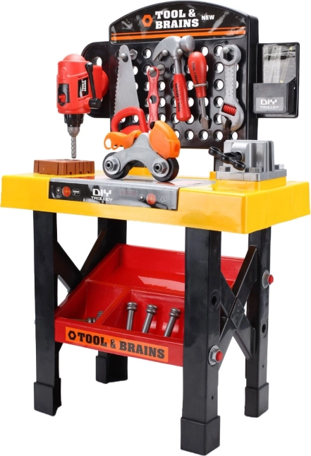 velika otroška delavnica Tool & Brains, 39 delov
