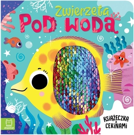Živali pod vodo – senzorična knjižica z bleščicami