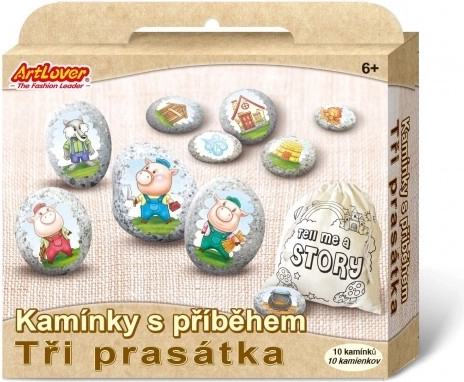 Kamni z Zgodbo Trije Prašički