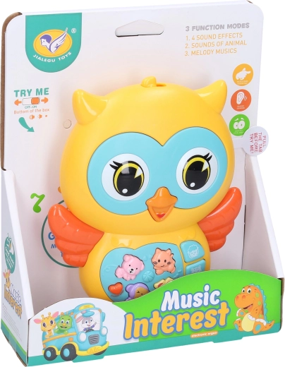 Owl with effects 14 cm - 1 piece