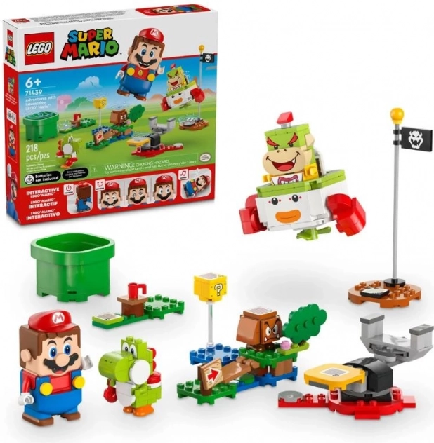 Pustolovščina z interaktivno LEGO Super Mario figuro