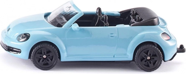 Model avtomobila VW The Beetle Cabrio Siku – kovinski kabriolet v modri barvi