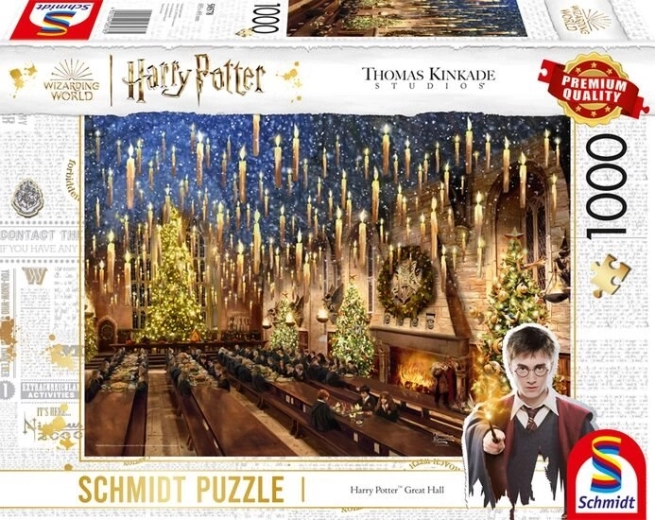 Sestavljanka Harry Potter: Velika dvorana, 1000 koščkov