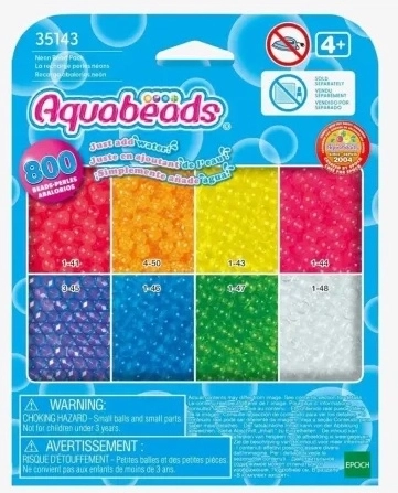 Aquabeads neonske dopolnilne perlice