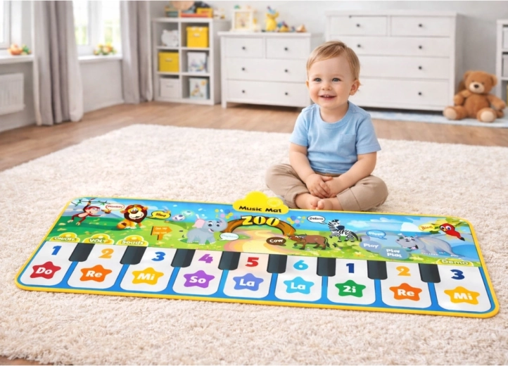 Zabavni živalski zvoki in barvita grafika živalskega vrta