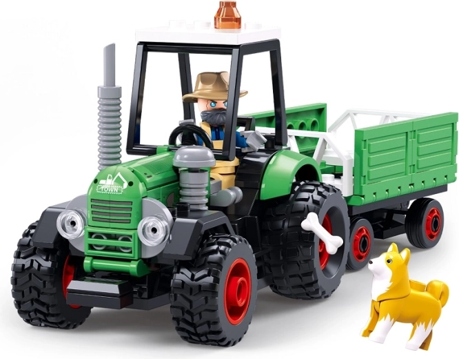 Sluban Metropolis traktor s prikolico