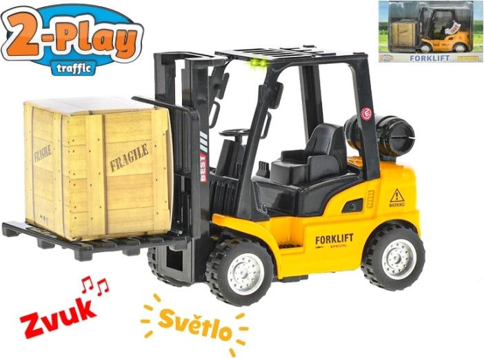 Viličar 2-Play Traffic 14 cm s svetlobo in zvokom