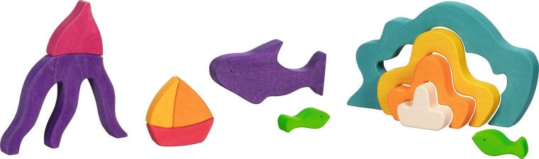 31 pieces for stacking and combining