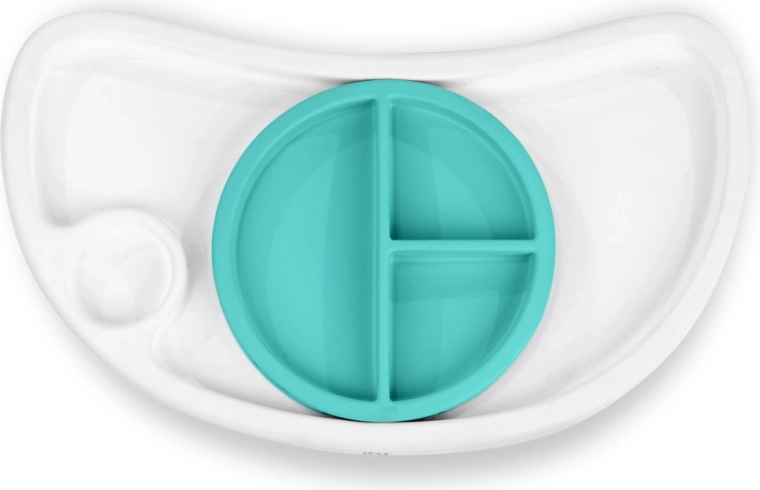 Twist & Dine locking plate for self-feeding