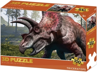 3D sestavljanka triceratops