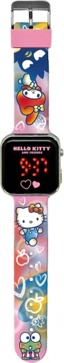 LED ura s koledarjem Hello Kitty