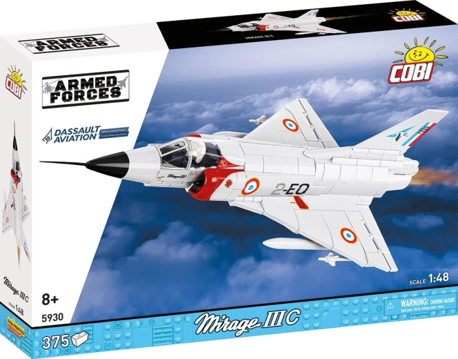 COBI Armed Forces Mirage IIIC aircraft building set 1:48 (375 pieces)