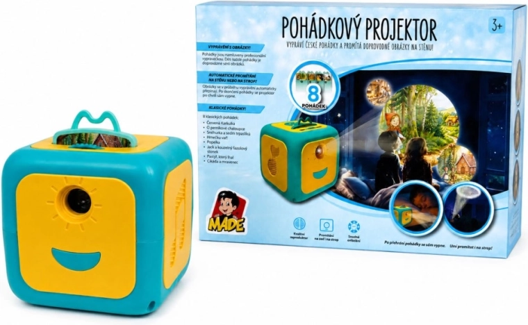 MaDe fairy-tale projector with Czech fairy tales