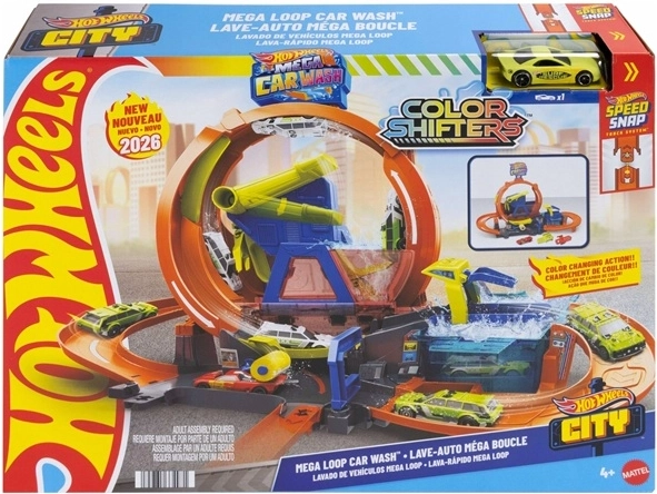 Hot Wheels City Mega avtopralnica z zanko
