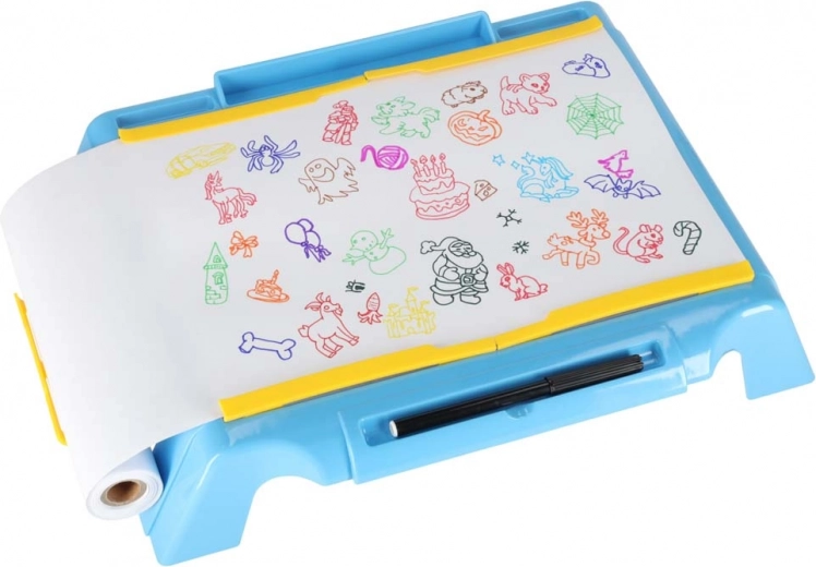 Vse pri roki: utor za flomastre in rola papirja