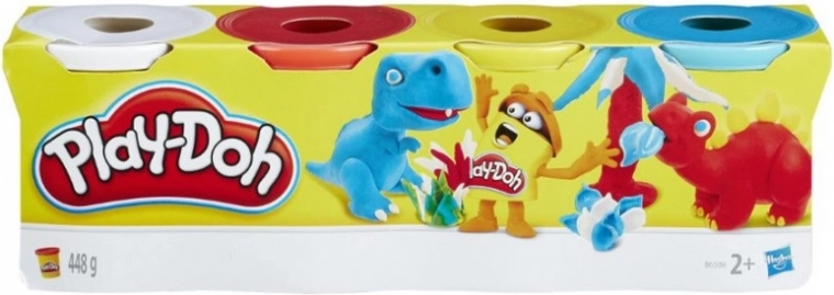 Play-Doh 4 lončki plastelina – set A – Set