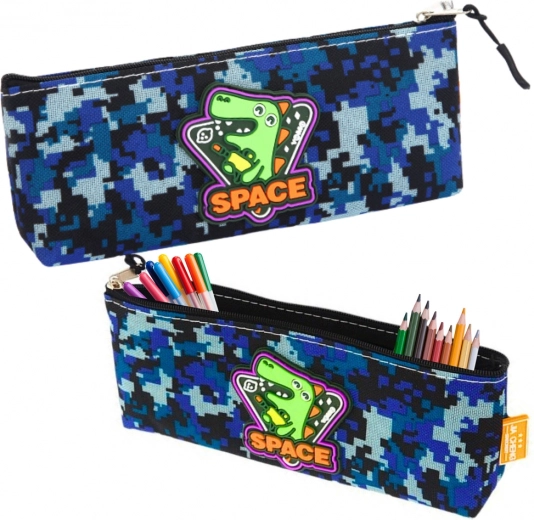 Pisalo etui Space Dino moder 20×8 cm