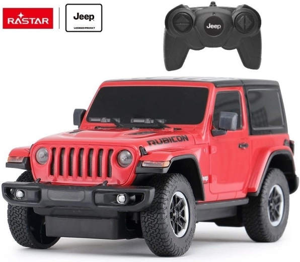 Rastar Jeep Wrangler JL Rubicon RC avto 1:24 rdeč - 1 kos