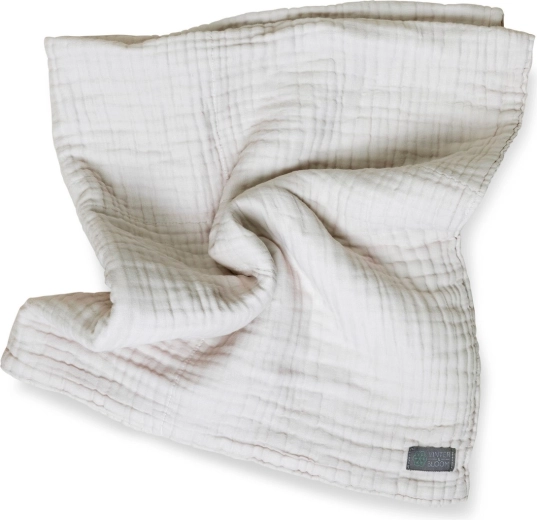 Vinter & Bloom muslinska odeja Layered Organic dove grey