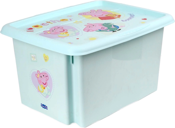 Škatla za shranjevanje s pokrovom Peppa Pig 15 l